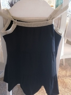 Handmade top size L used, black