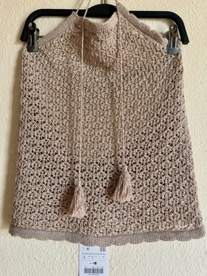 Zara knitted top new, pink, size L