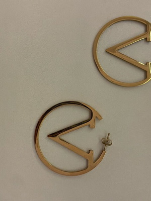 Earrings stainless steel gold plated new