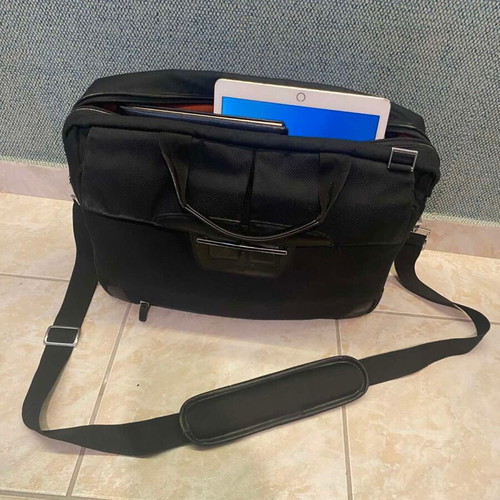 Samsonite shoulder bag waterproof used, black