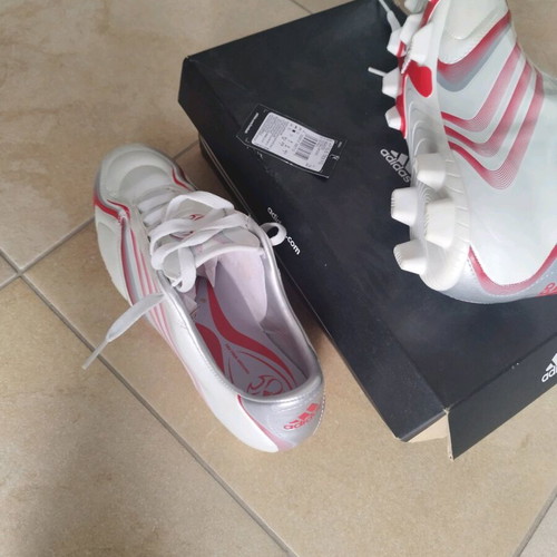 Adidas +F10.6 TRX FG football shoes new, size 43 1/3, white