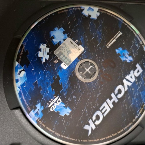 Paycheck DVD used with Greek subtitles