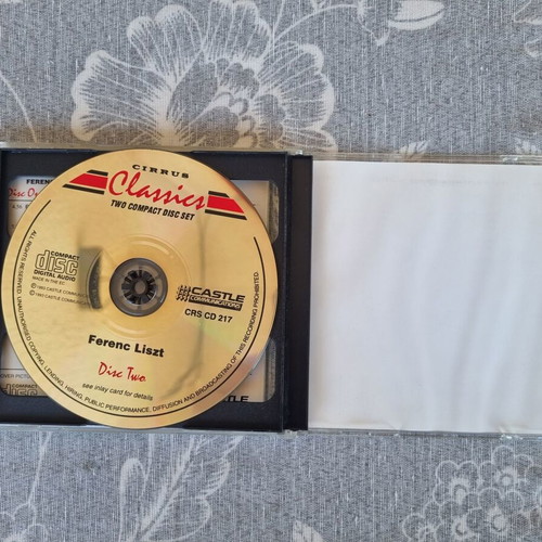 Ferenc Liszt Piano Concertos 1 & 2 2 CD set like new, classic