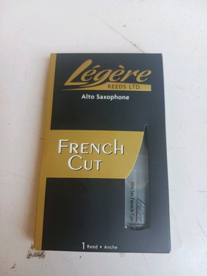 Legere Alto Sax 2.5 French Cut reed new