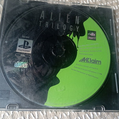 Alien Trilogy PS1 game used for Sony PlayStation 1