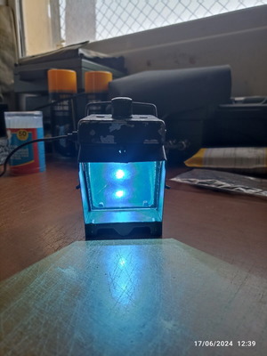 World War II Lantern used with metal handle