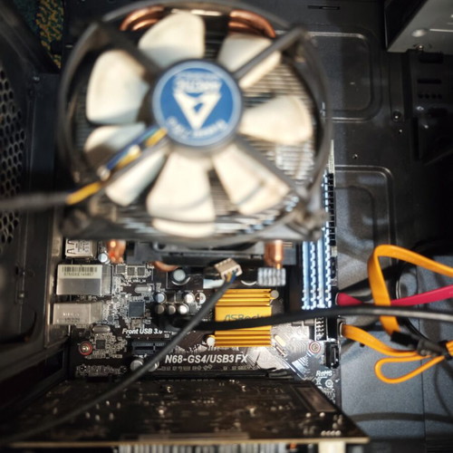 Motherboard with processor and memory like new