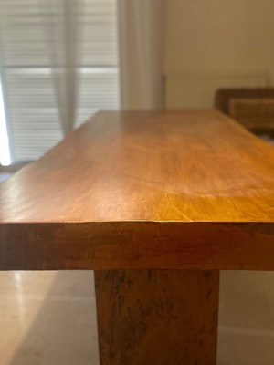 Solid teak wood dining table like new, indoor and outdoor use