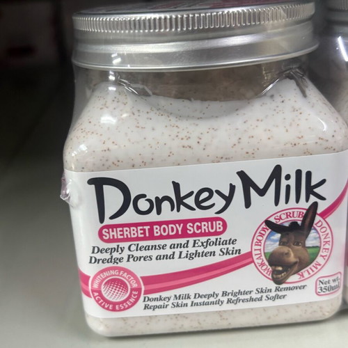 Body scrub new, made with donkey milk 350 ml