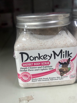 Body scrub new, made with donkey milk 350 ml
