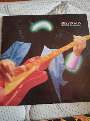 Винилов запис Dire Straits Money for Nothing употребяван, 1988