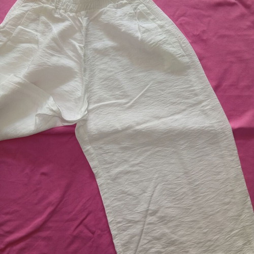 Moliin Rose White Linen Palazzo Pants like new, size 128 cm, age 8