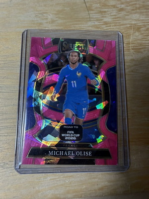 2025-26 Panini Select Michael Olise Pink Ice Prizm #77 card