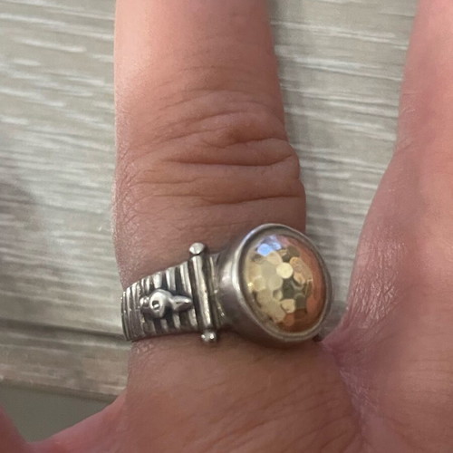 Ring Asimochryso 925 585 used, size 54