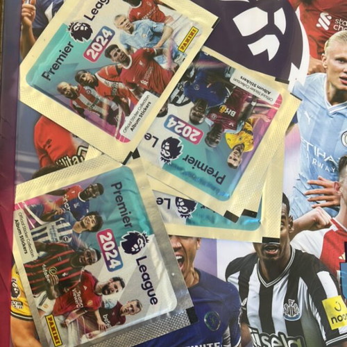 Panini Premier League 2024 Starter Pack with 5 Packets New