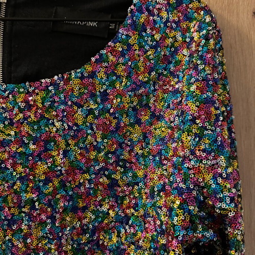 Minkpink crop top like new, multicolor, size M