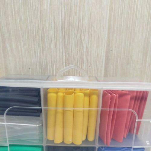 Heat shrink tubing new, set of 580 pieces with box