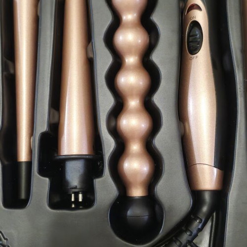Bestope Ceramic Hair Curler Set like new with glove and accessories