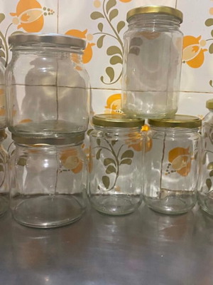 Kitchen items used, jars and storage containers set