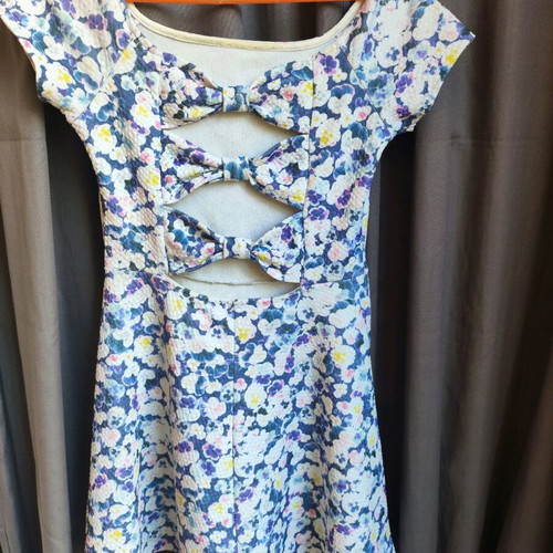 stradivarius green floral dress Mini Dress Chantal - Green Lazuli | Spring Collection main image 0