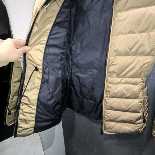 Zara down puffer jacket used, camel and gold colors