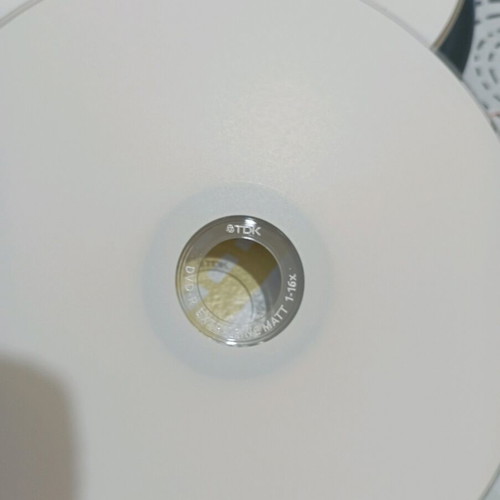 TDK Extra Fine Matt blank discs pack of 9 new 4.7GB