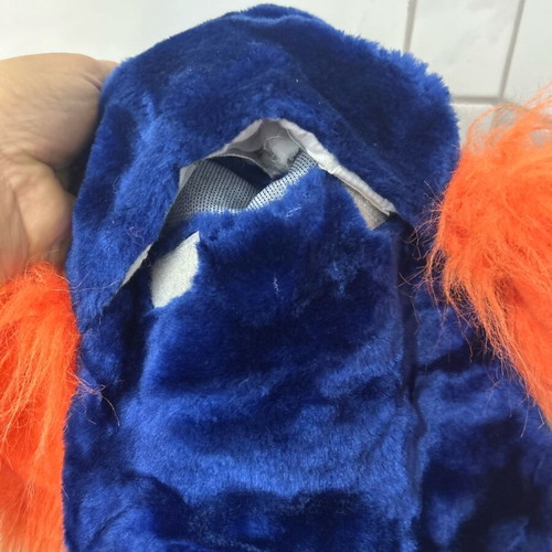 Plush Parrot Puppet New Theater Toy Germany 1997 Blue