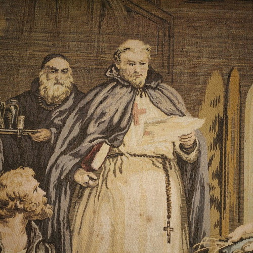 Tapestry embroidery blessing of game used