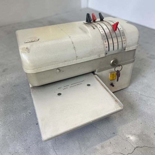Electric Motor like new, vintage 1950s date stamping machine