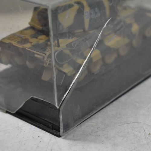 Collectible Tiger II tank model 1:72 Ardennes 1944 with display case like new