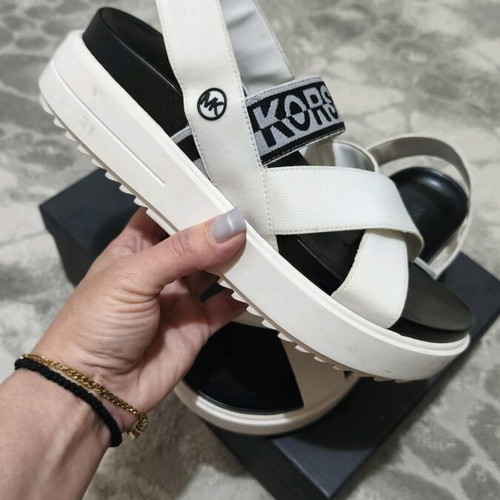 Michael Kors sandals like new, size 38.5/39, black and white