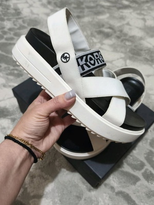 Michael Kors sandals like new, size 38.5/39, black and white