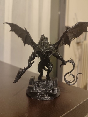Balrog plastic figure total black like new