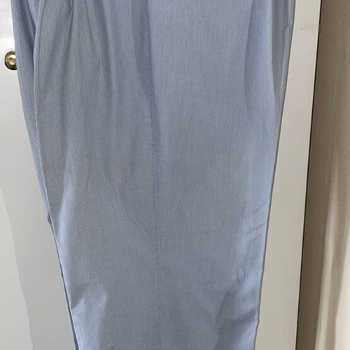 Men's pants new, summer, light blue with white stripe, size XXL