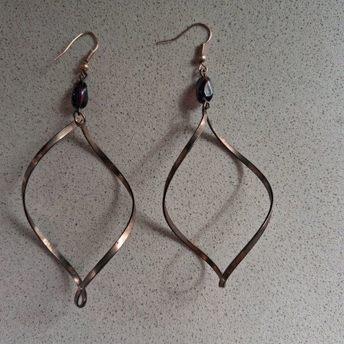 Handmade Long Earrings set new with gift hoop
