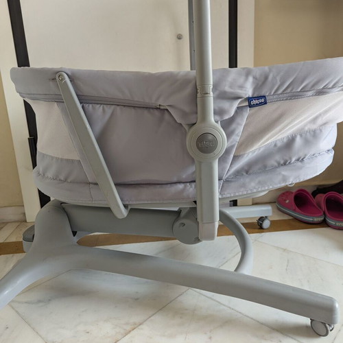 Chicco Baby Hug Pro 5-in-1 Baby Cradle Gray used