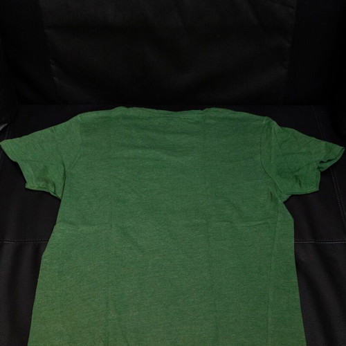Pull & Bear green V-neck T-shirt like new, size S
