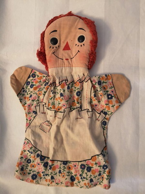 Raggedy Ann vintage κούκλα για κουκλοθέατρο
