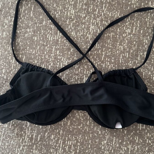 Bikini top Shein new, black, size S