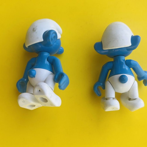 Peyo Pyroplast vintage 80's The Smurfs figure toy used