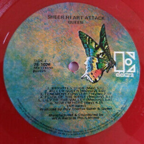 Queen Sheer Heart Attack album new, limited edition red vinyl