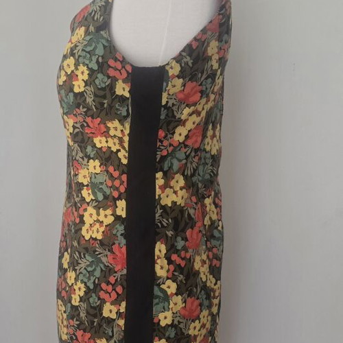 Floral dress vintage 1990s medium size, used