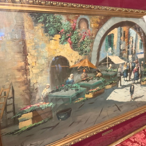 Oil painting Italian Piero Delle Piane like new