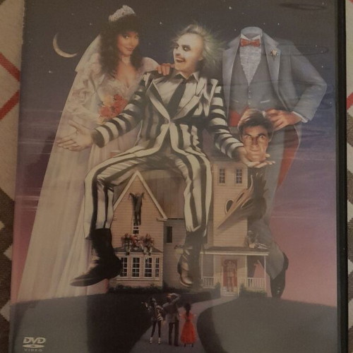 Beetlejuice DVD like new, comedy fantasy with Greek subtitles
