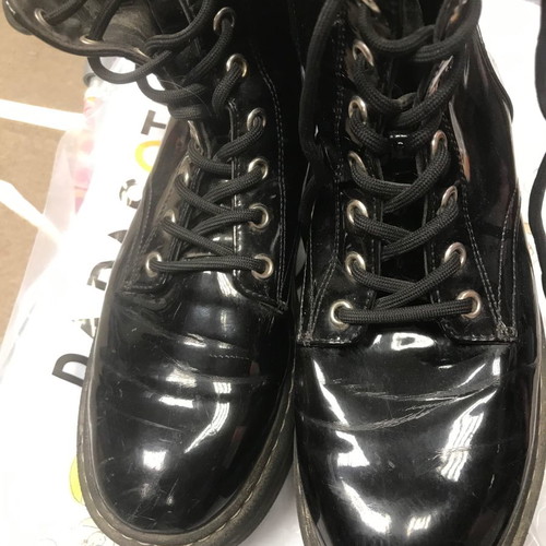Martens boots used, black, size 38, high shaft