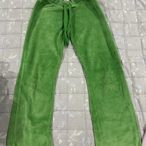 SugarFree girls' sweatpants used, size 128 cm, green