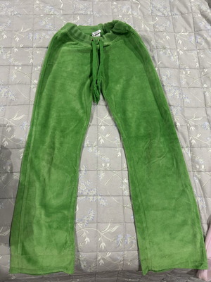 SugarFree girls' sweatpants used, size 128 cm, green