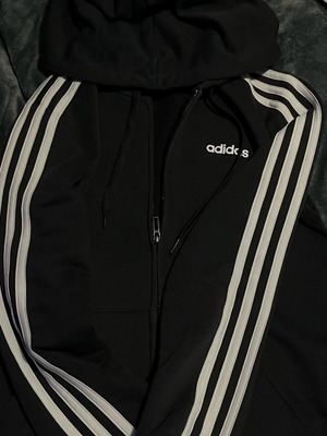 Adidas women's jacket like new, black and white, size S