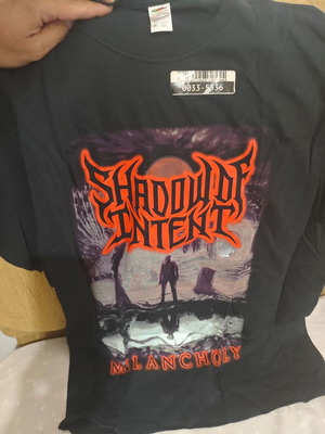 Shadow of Intent Melancholy T-Shirt Medium, Fruit of the Loom