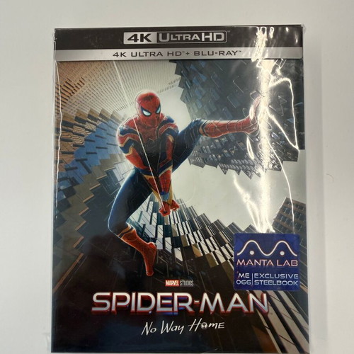 Spider-Man: No Way Home 4K SteelBook Manta Lab ME#66 Full Slip